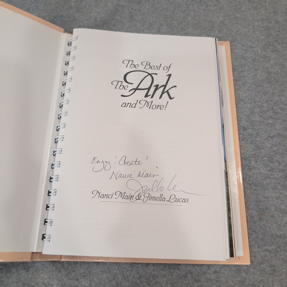 The Best of The Ark and More Cookbook Signed Nanci Main Jimella Lucas 1st Ed - Picture 3 of 7